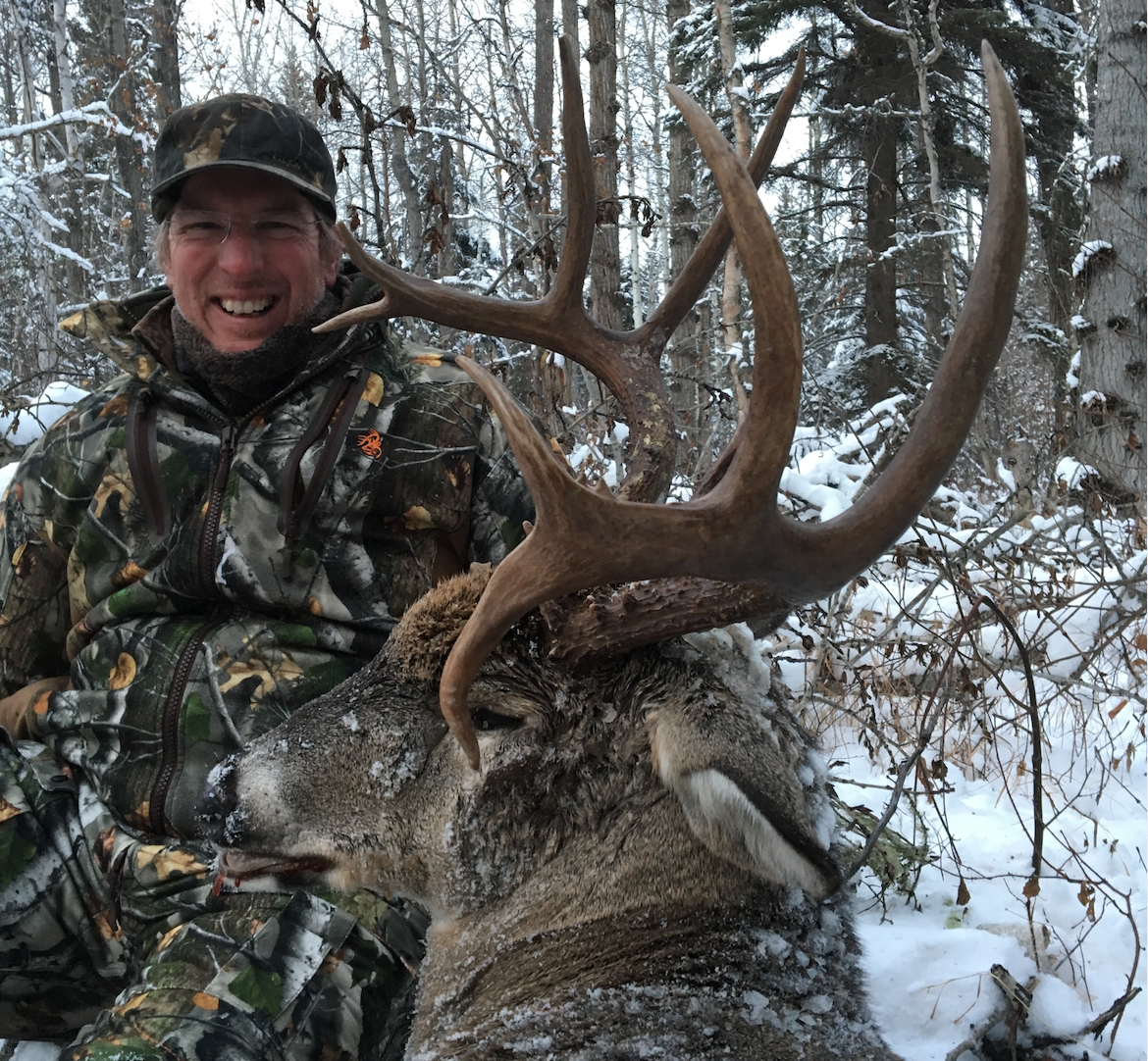 Matt Kerzner, Hopewell Jct., NY whom is always positive in camp. Alberta Whitetail Hunting Trips (2)